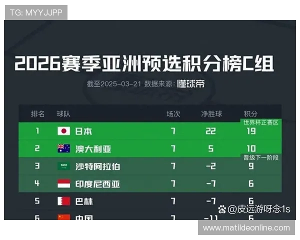 2026年世界杯亚洲区预选赛积分榜最新动态及未来晋级路径全景分析 2026年世界杯亚洲区预选赛积分榜最新动态及未来晋级路径全景分析